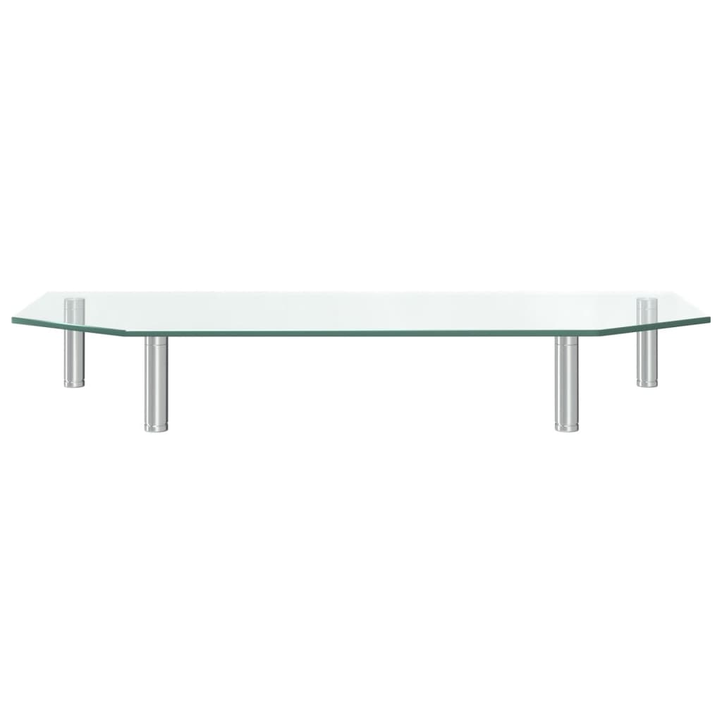 NNEVL Monitor Stand 60x26x8.6 cm Transparent Glass