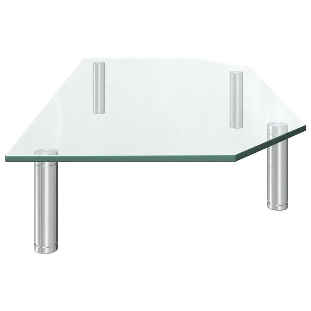 NNEVL Monitor Stand 60x26x8.6 cm Transparent Glass