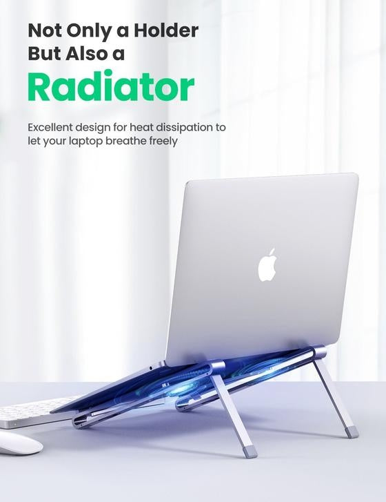 NNEDSZ  80705 Foldable Aluminum Laptop Stand Holder